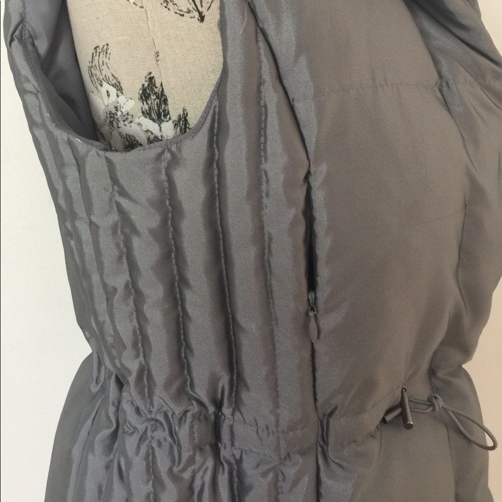 Loft Gray Puff Vest S - Picture 3 of 6